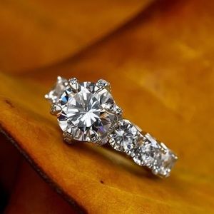 Unique Engagement Eternity Ring